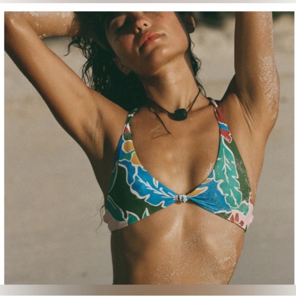 Stone Fox Swim Fiesta Floral TOP ONLY